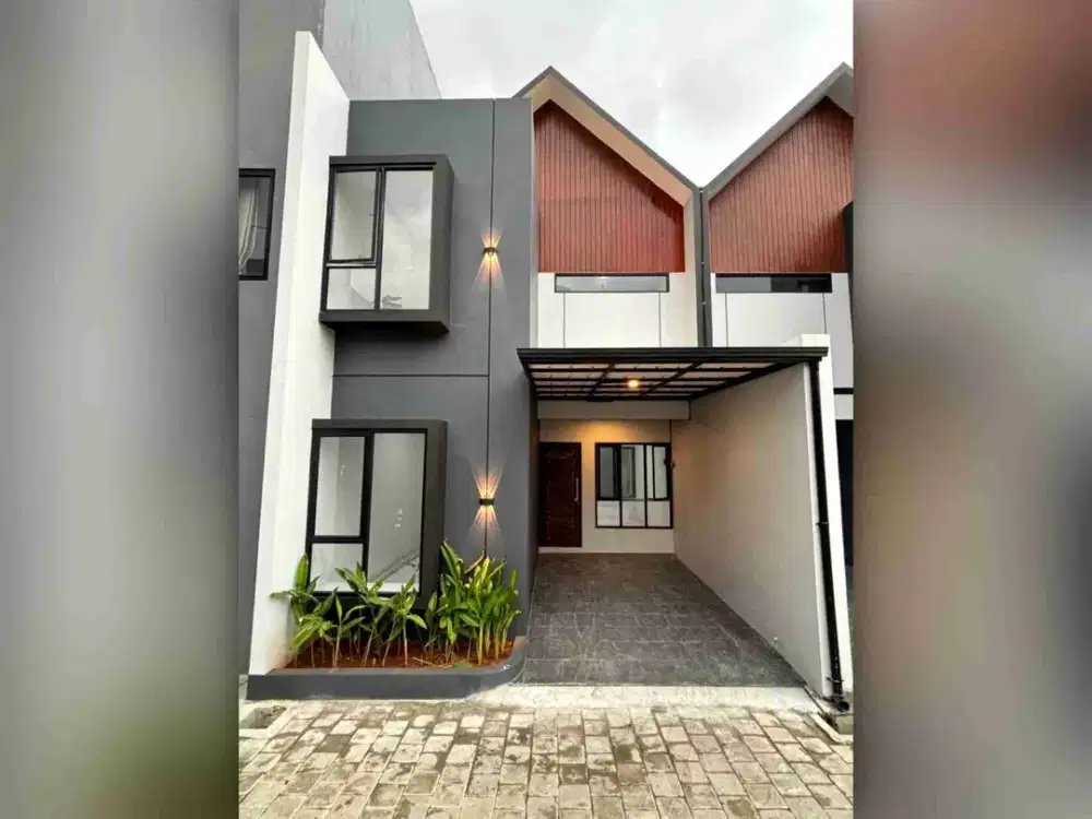 Di jual rumah Scandinavian Modern suasana asri dan nyaman, selangkah nempel Jaksel