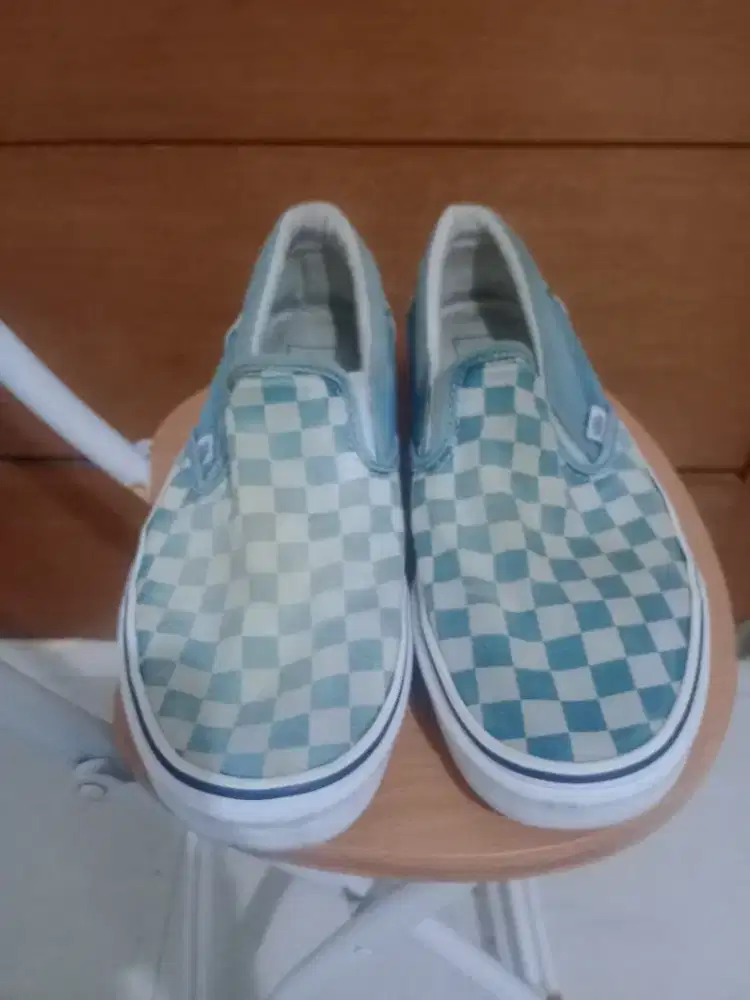 Sepatu vans checkerboard slip on