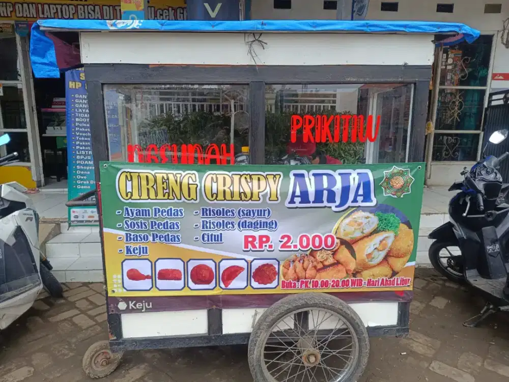 Gerobak Jualan, Dijual cepat!