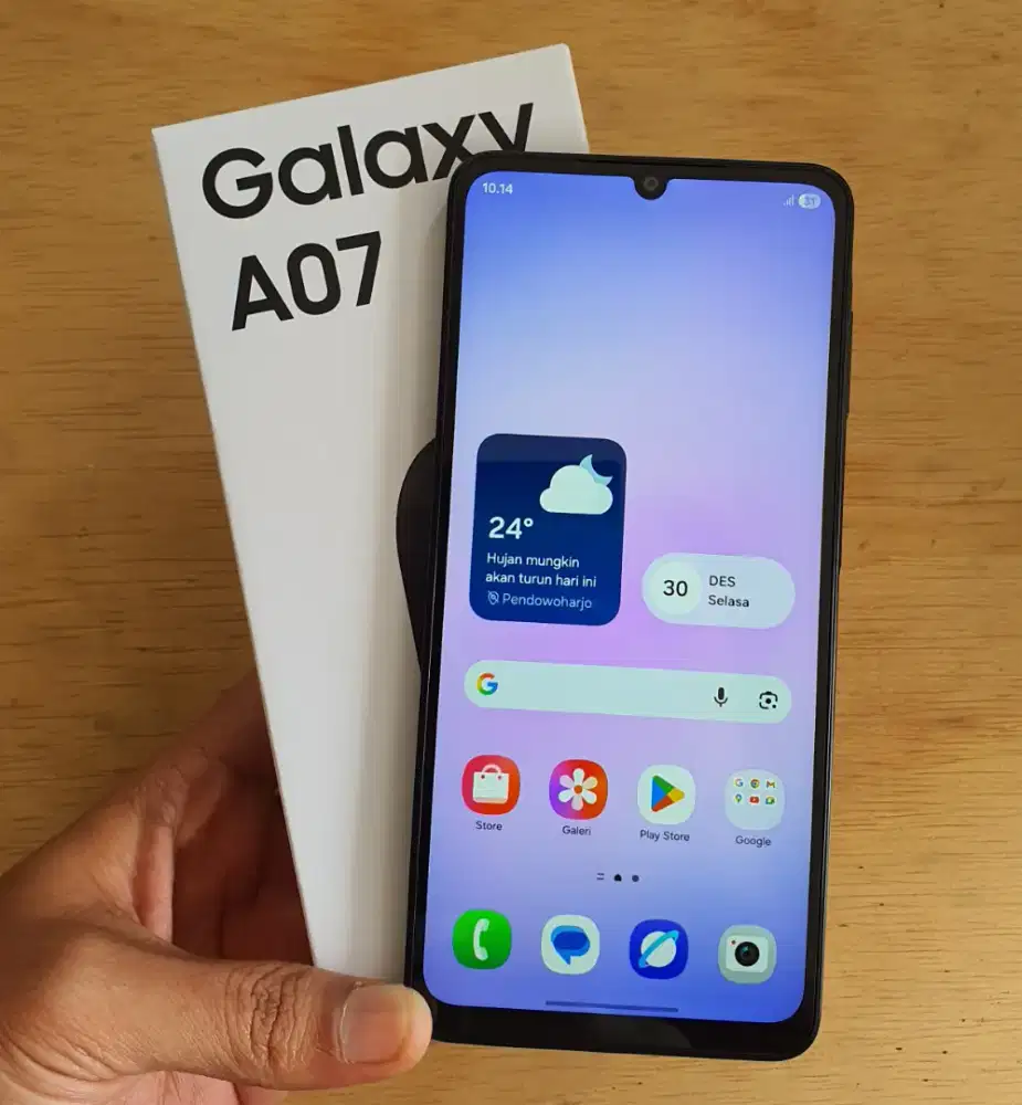 Samsung A07 4+4/128 cuma buka dus