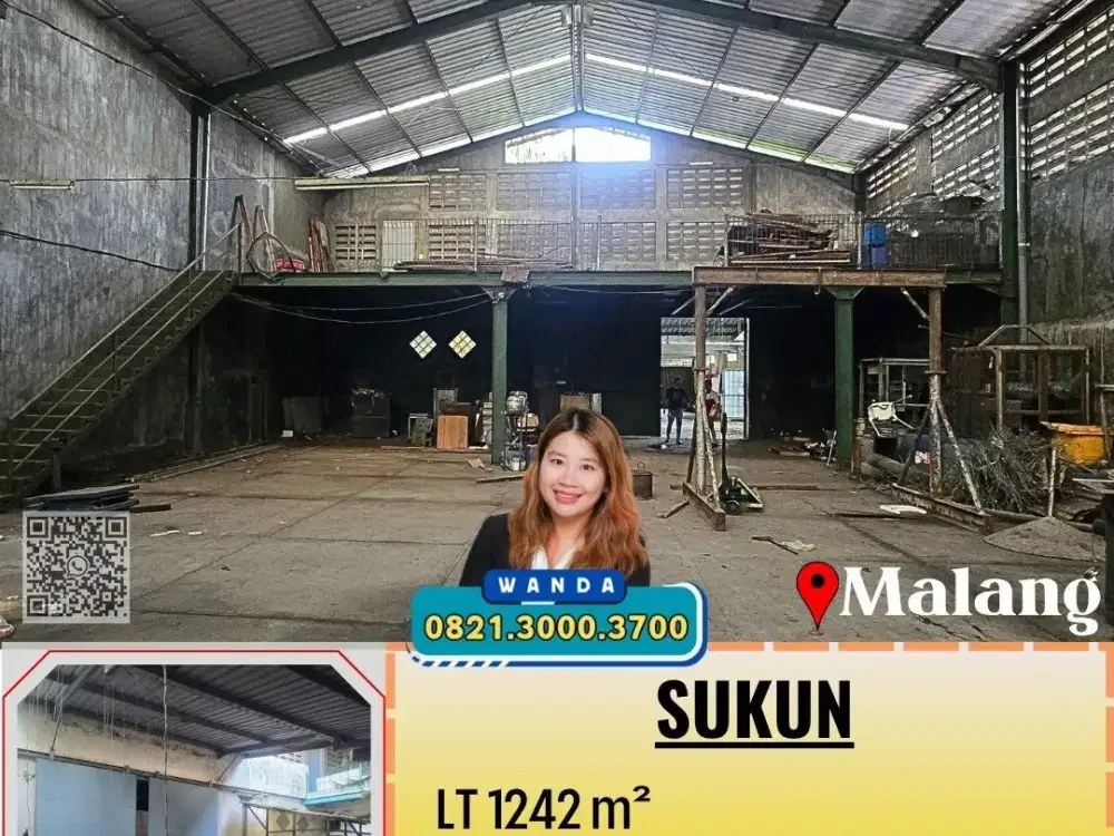 Dijual Cepat Ruko dan Gudang Jalan Raya Sukun