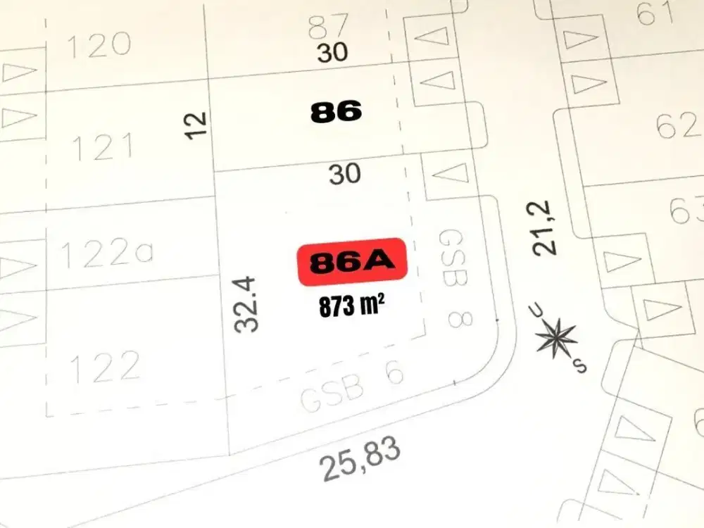 Jual Tanah Gaha Famili Blok L POSISI HOOK