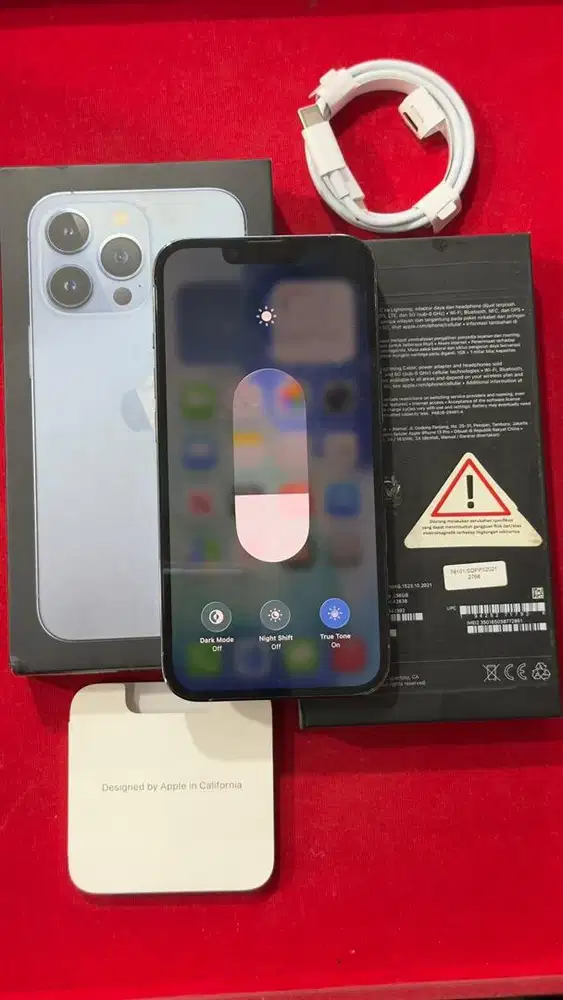 Dijual Iphone 13 Pro 256GB Blue Resmi Ibox Mulus Lengkap