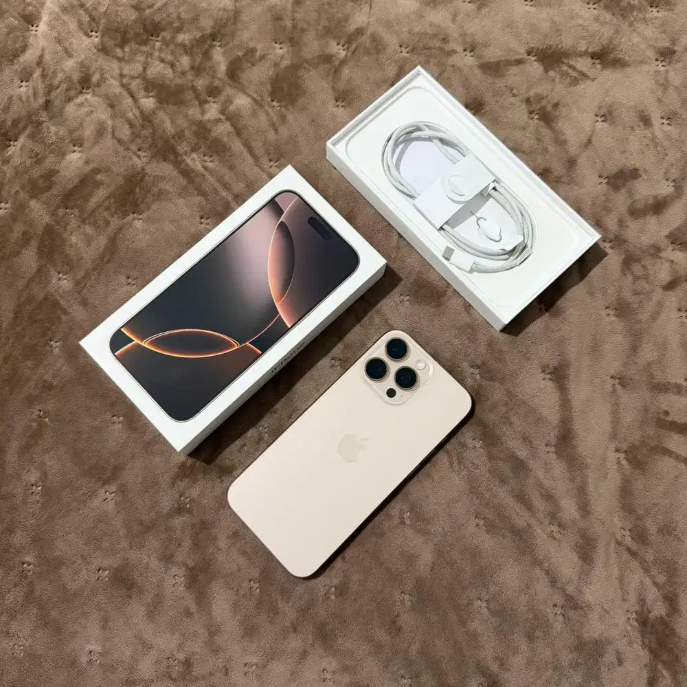 (iBox) iPhone 16 Pro Max 512GB iBox Dessert Titanium Fullset Original