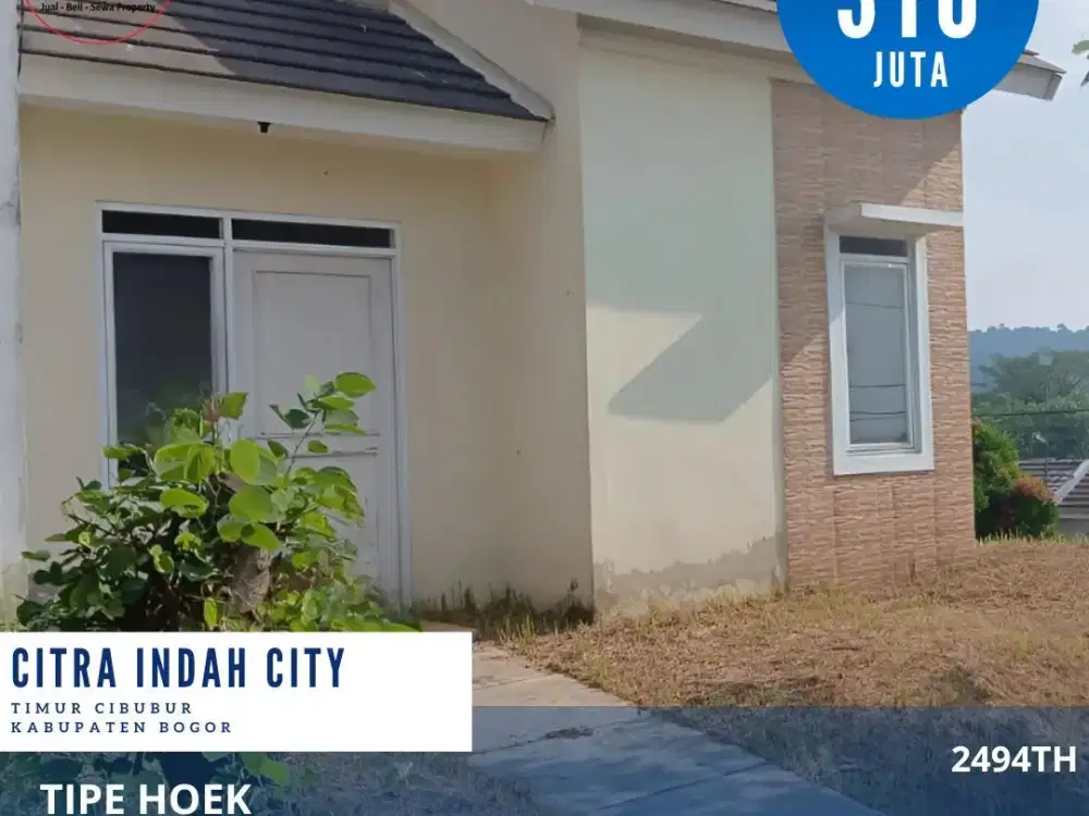 Dijual Rumah View Perbukitan Lokasi Bebas Banjir