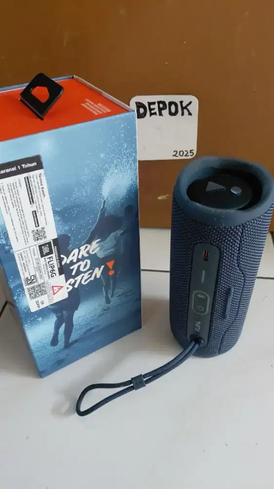 JBL Flip 6 blue, ex IMS (bekas/2nd)