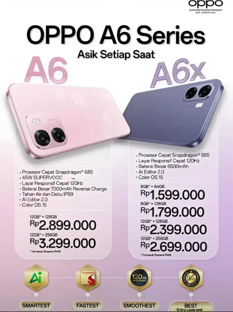 Oppo seri terbaru cicilan mulai 100rban aja , cukup ktp