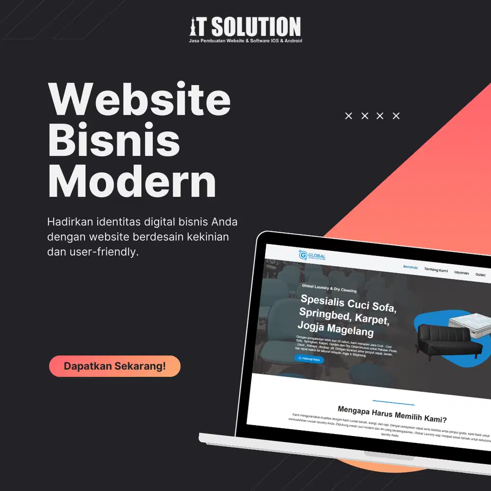 Jasa Pembuatan Website Bisnis Modern & Profesional