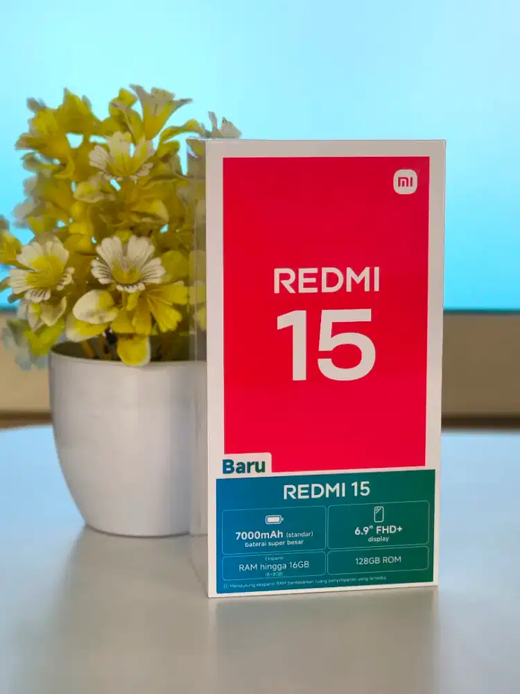 REDMI 15 8+8/256GB BISA COD GRATIS ONGKIR
