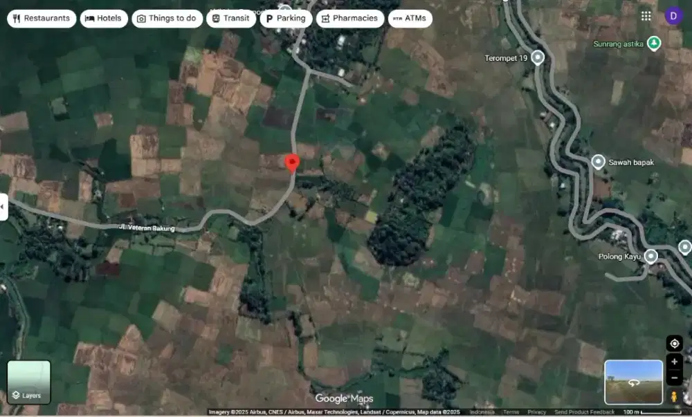 Dijual segera Tanah Sawah SHM 316 m2, Samata