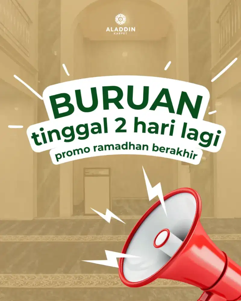Promo karpet masjid