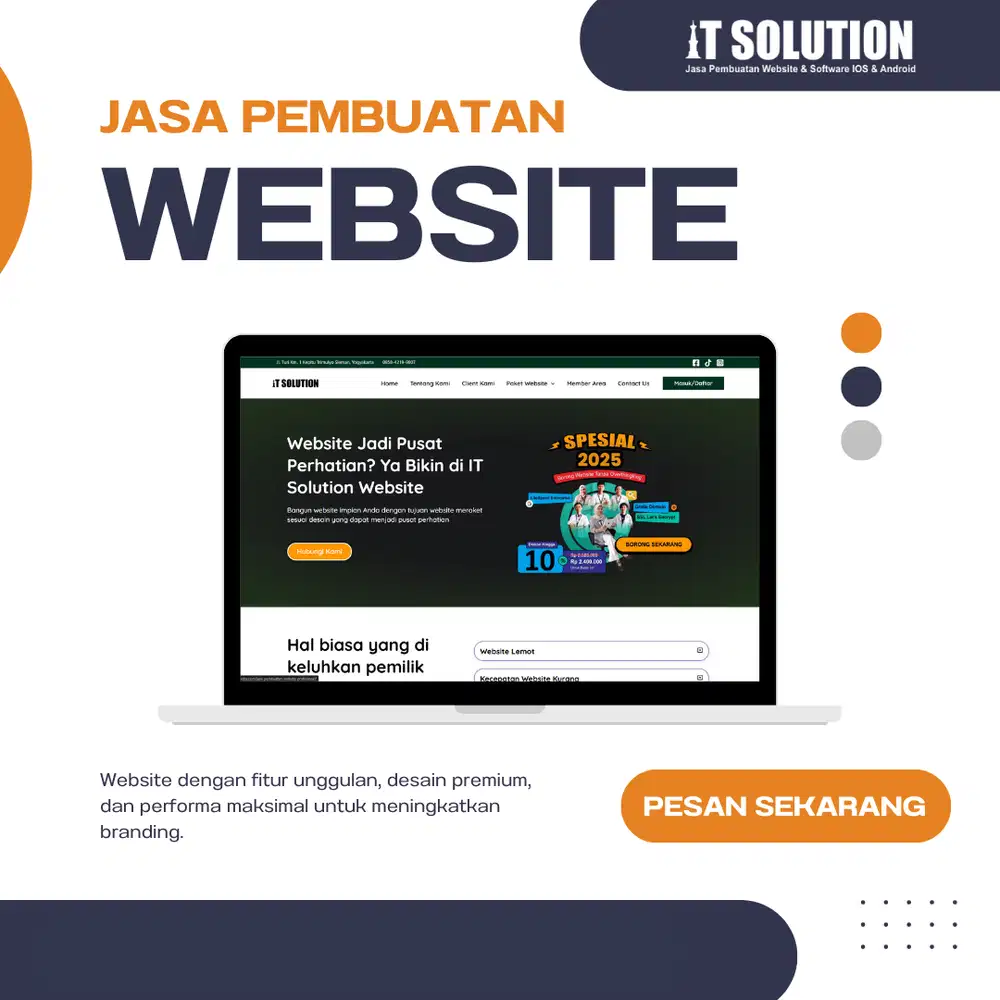 Jasa Pembuatan Website Profesional & Terpercaya