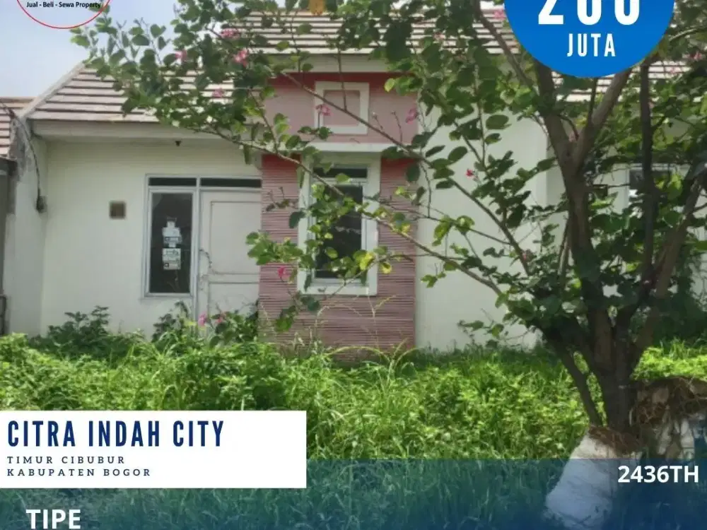 Dijual Rumah View Perbukitan Lokasi Bebas Banjir