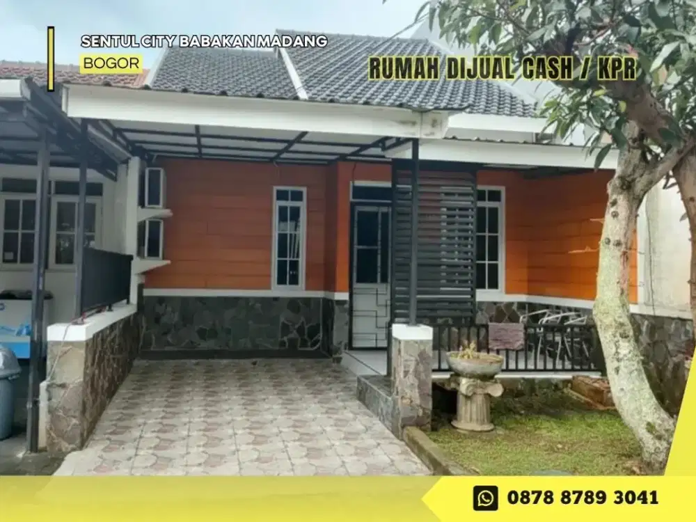 Jual Rumah Cash Strategis full furnish bs KPR di Sentul City Bogor dkt Tol