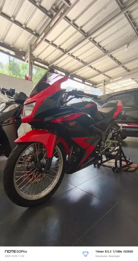Di jual Ninja RR thn 2014 lengkap