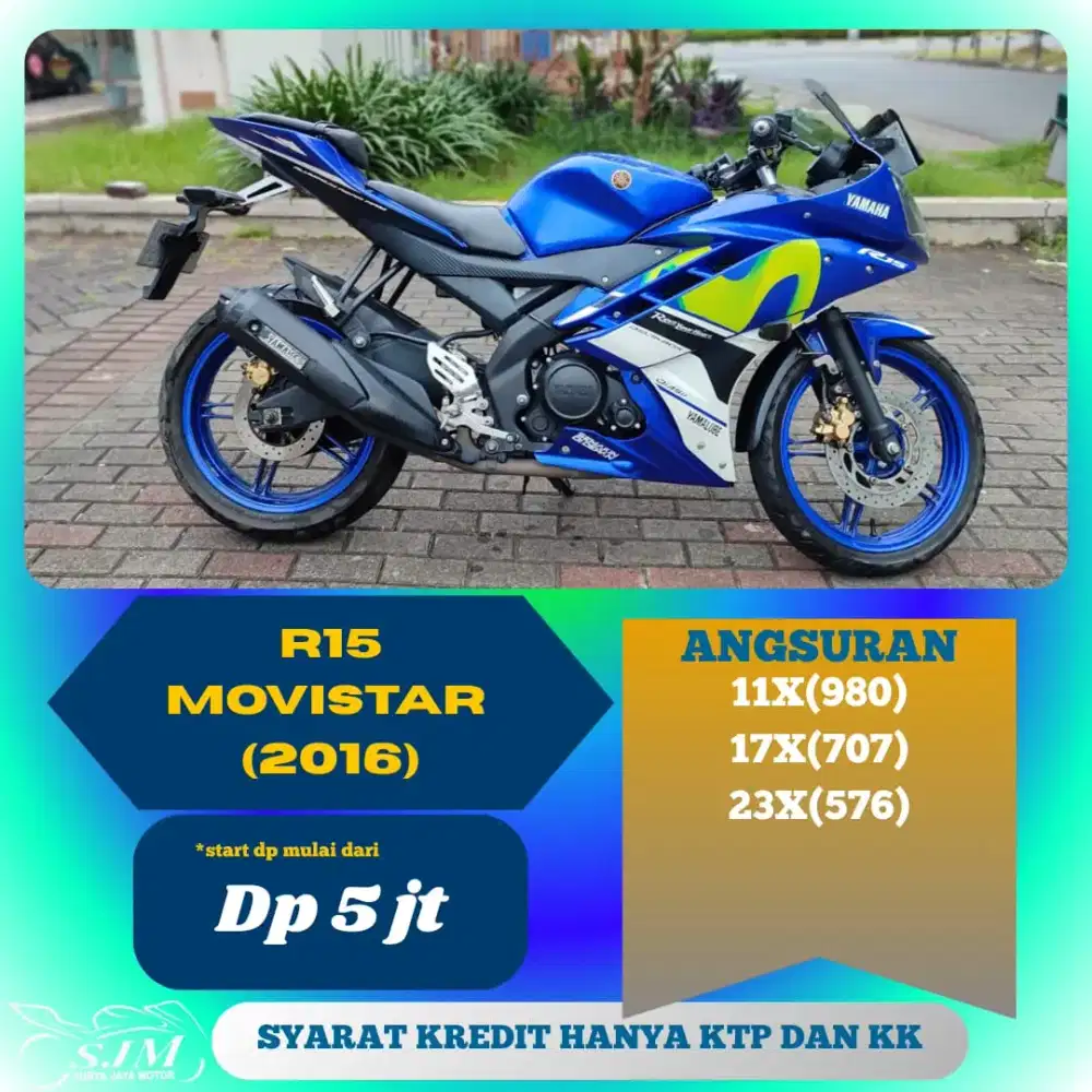 YAMAHA R15 V2 MOVISTAR 2016 CASH & KREDIT