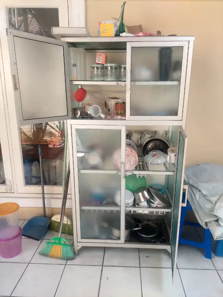 Rak Piring 2 Tingkat alumunium