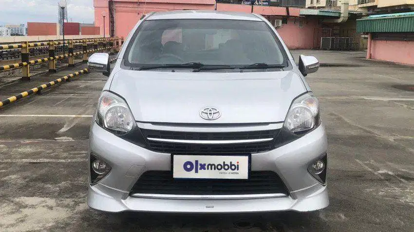 TDP 5,JT Toyota Agya 1.0 TRD Sportivo Bensin-AT Silver 2014