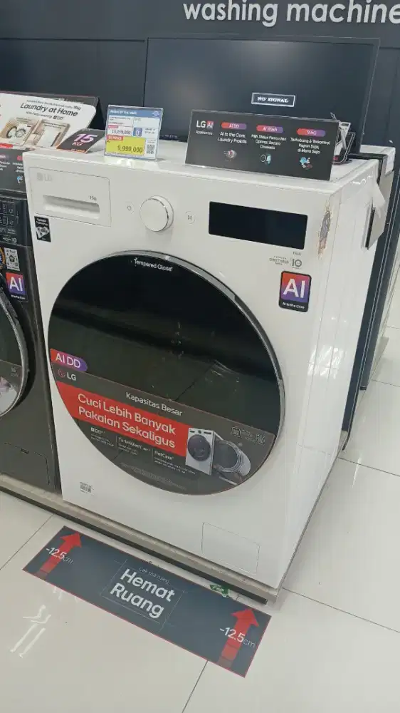 Cicilan Mesin Cuci LG kapasitas 15kg