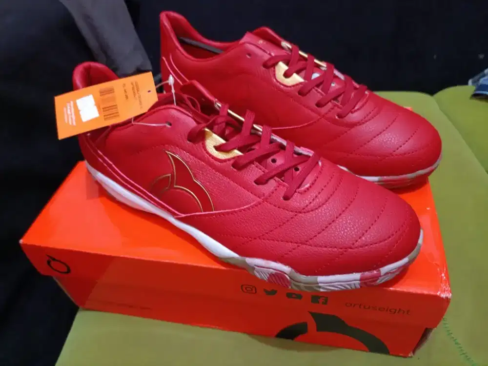Sepatu Futsal Original Ortuseight Jogosala Red No.42
