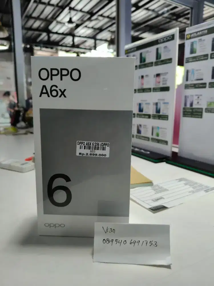 Oppo A6x ram 6+6/256 atlantis jempong