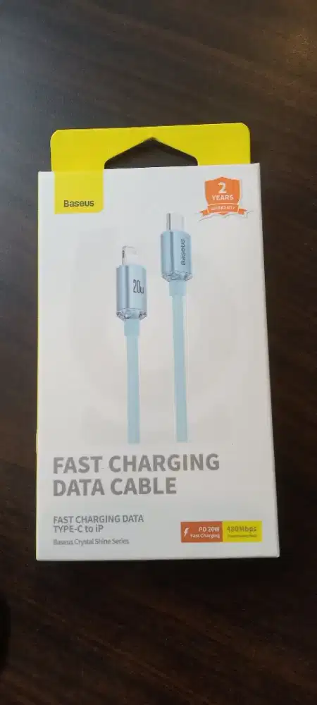 Baseus Crystal Shine Series C to iP 20W 1.2m CAJY001303 - Sky Blue