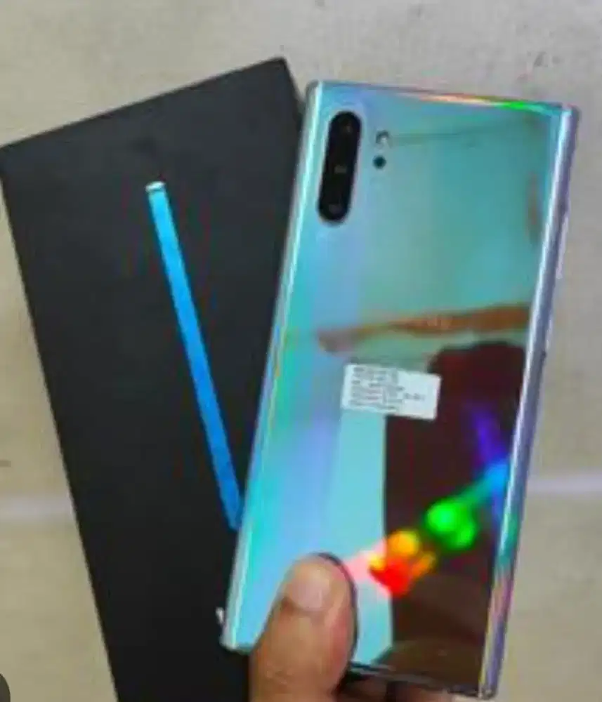 Murah hp samsung Note 10 + plus 12/512 lkp mulus semua masih original