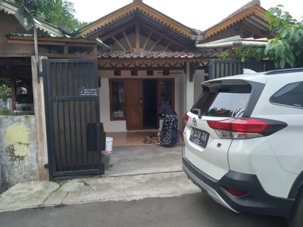 Dikontrakan rumah tahunan bebas banjir, nyaman, asri, strategis