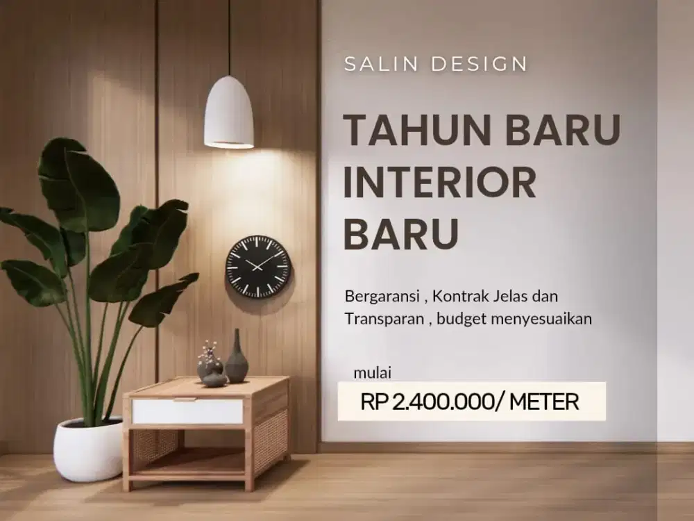 Interior Rumah & Apartemen Tangerang • Custom & Profesional Bergaransi