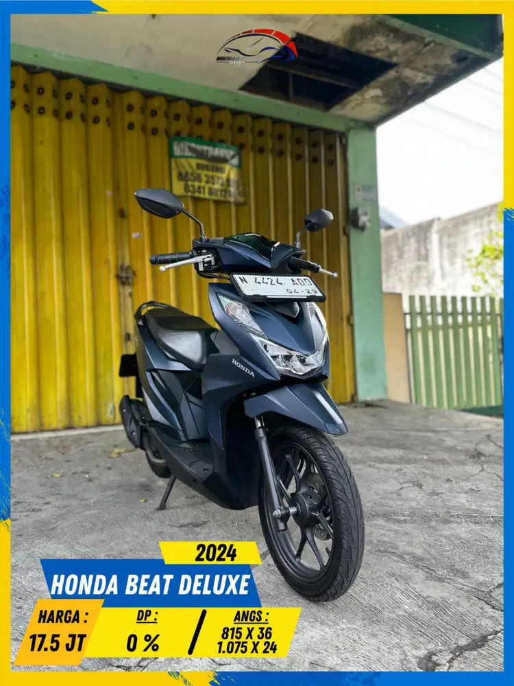 HONDA BEAT DELUXE 2024 BEKAS CIAMIK MASZEEHH HIKMAH MOTOR KEPUH MALANG