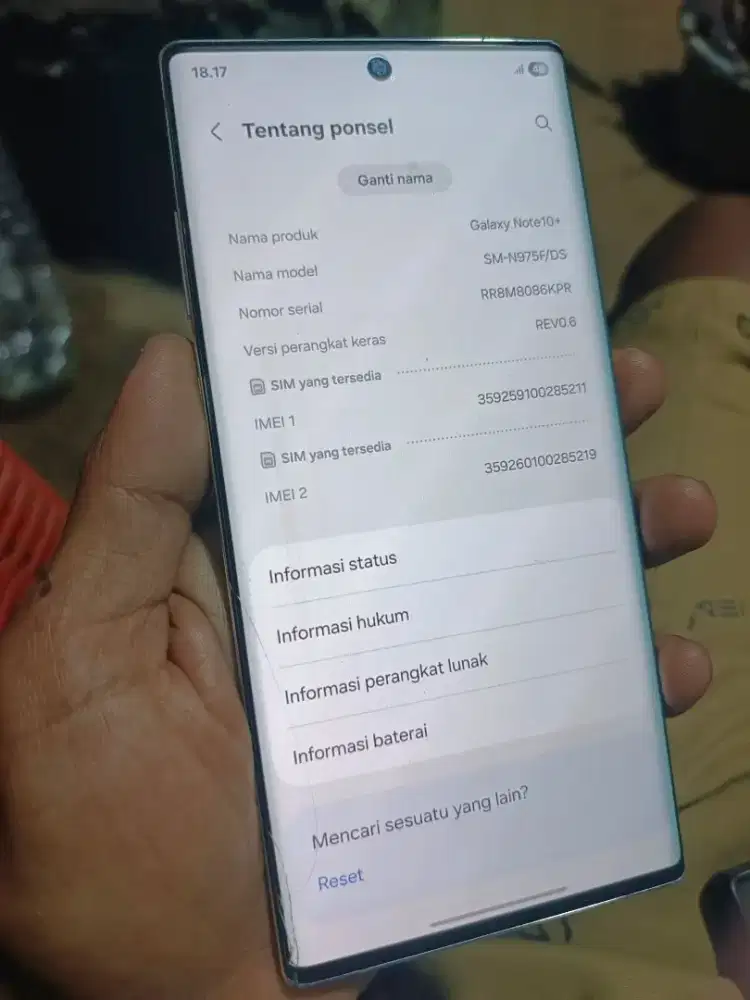 samsung note 10+ or sein 12/256