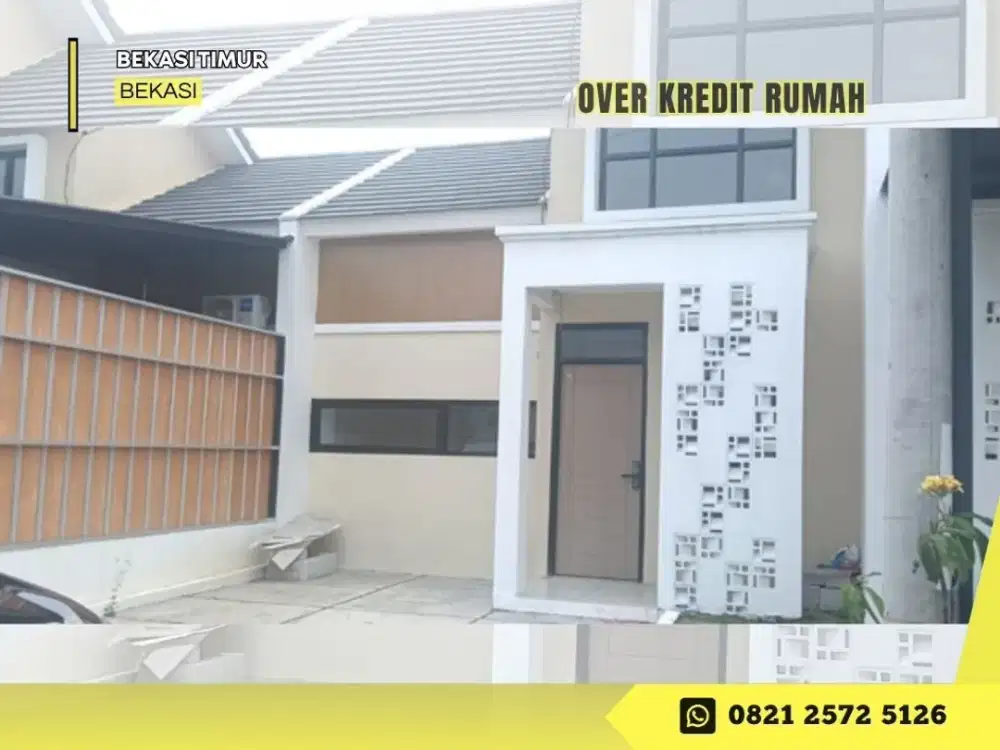Jual Rumah Over Kredit Strategis 43JT dkt Tol di Bekasi Kencana Residence