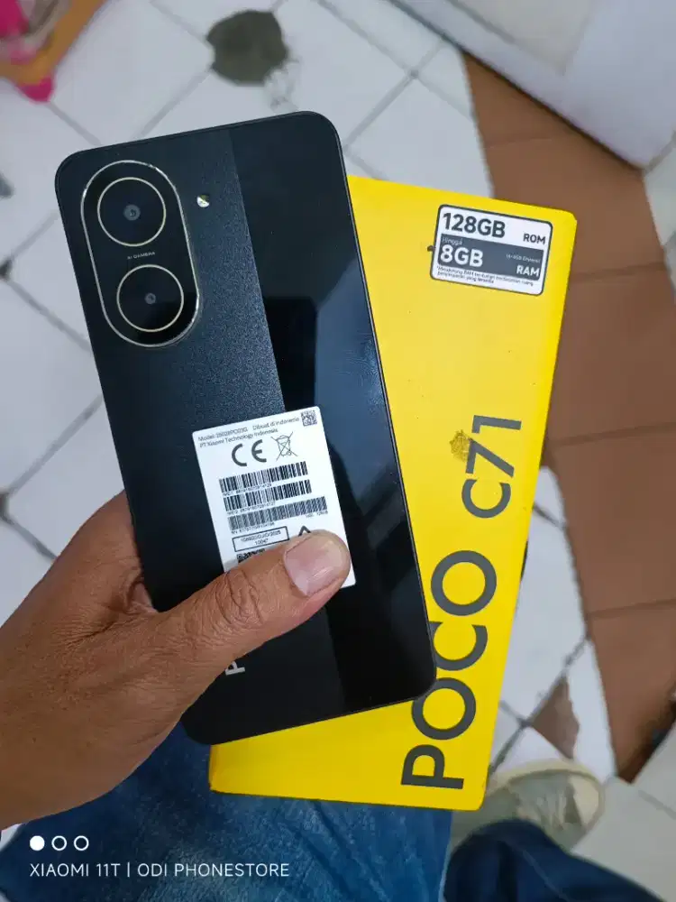 Xiaomi poco c71 8/128 mulus seperti baru dan lengkap pemakaian 2 bulan