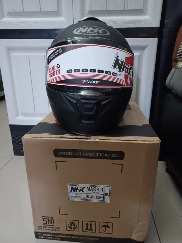 Nhk mark 1 double visor size,L