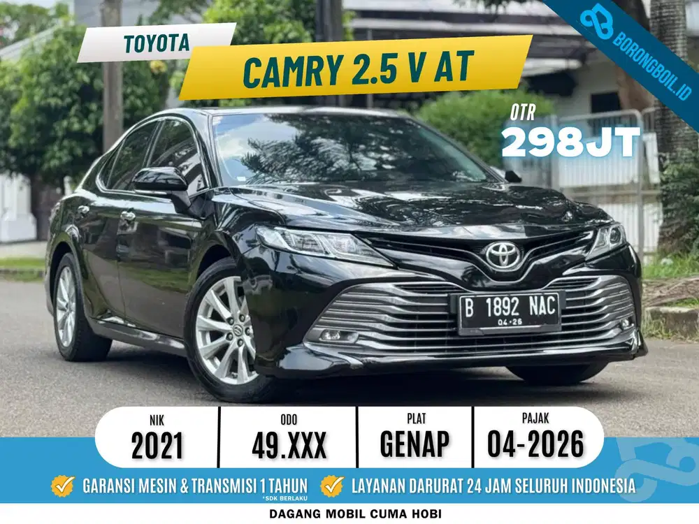 Toyota Camry 2.5 V AT 2021 Hitam