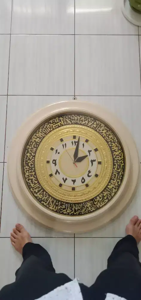 Jual cepat Jam dinding kayu bulat besar