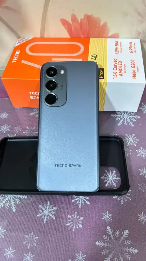 jual Tecno spark 40 pro plus 8/256 garansi resmi