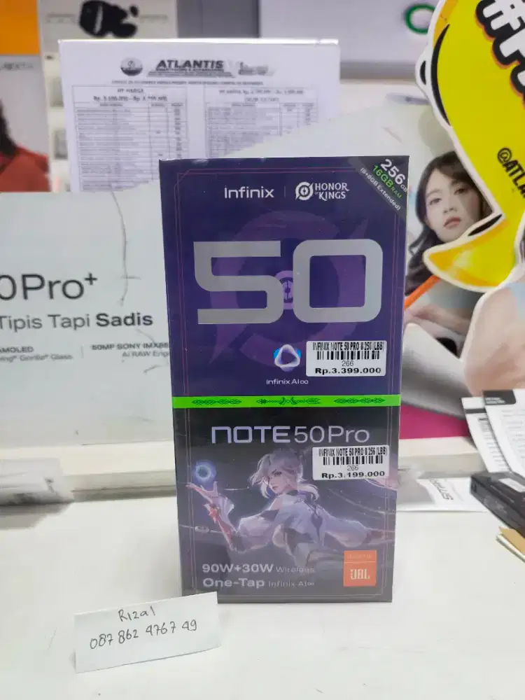 INFINIX NOTE 50 PRO 8/256 | ATLANTIS DAHSYAT