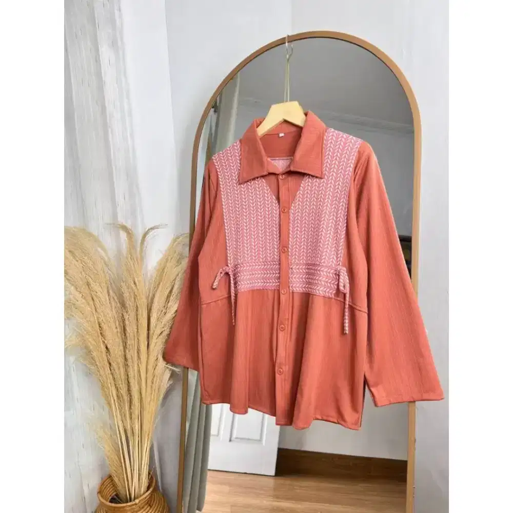 Blouse Vest Knit Bigsize Jumbo