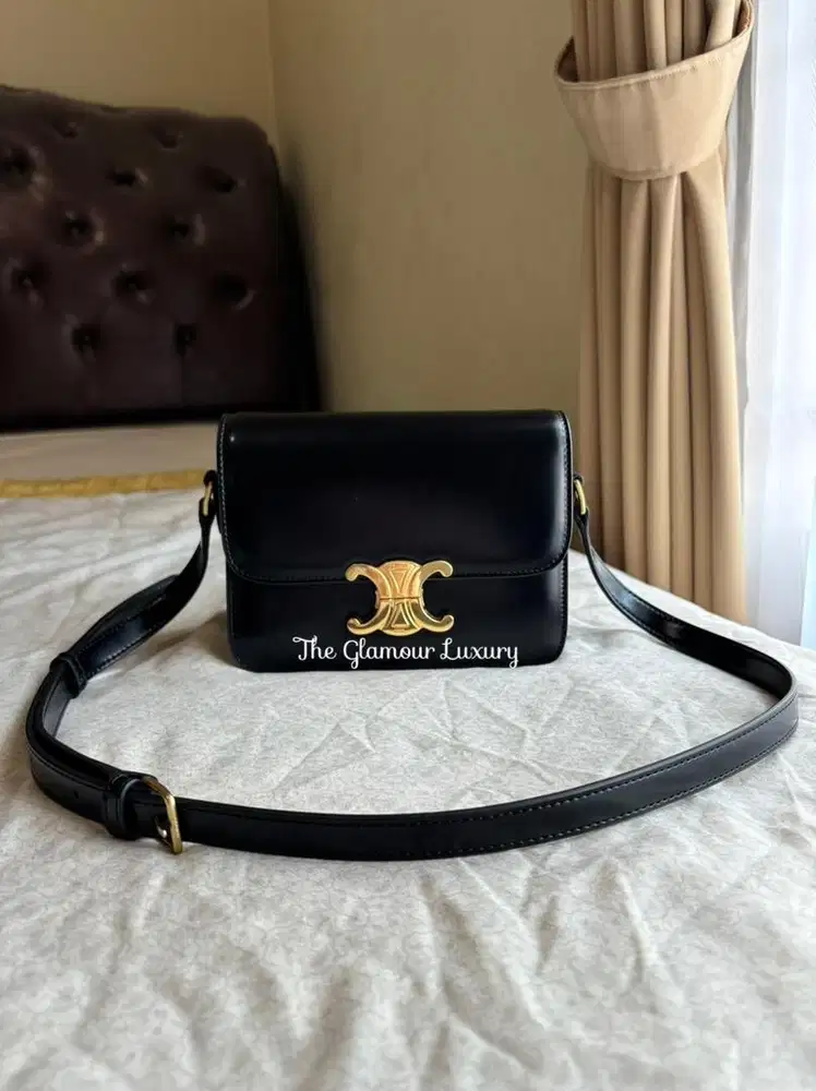 Celine Triomphe Black 19