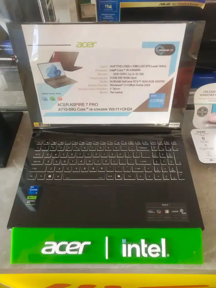 Acer Aspire 7 Pro i5 RTX3050 6GB, Bisa cicilan pakai Homecredit