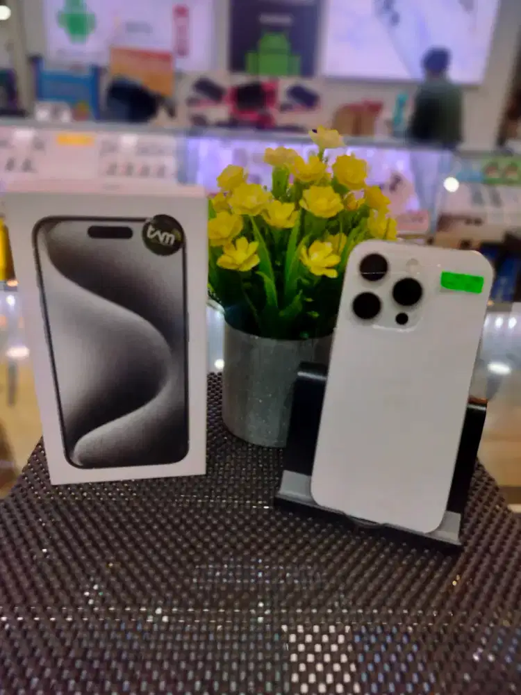 iPhone 15 pro 128gb iBox bh 89% mulus lengkap