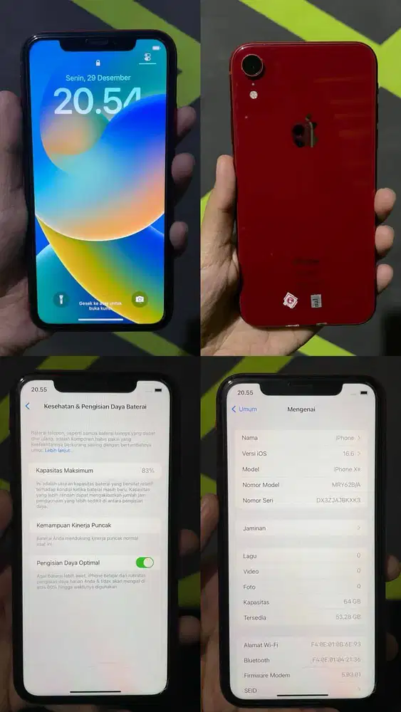 IPHONE Xr inter 64gb