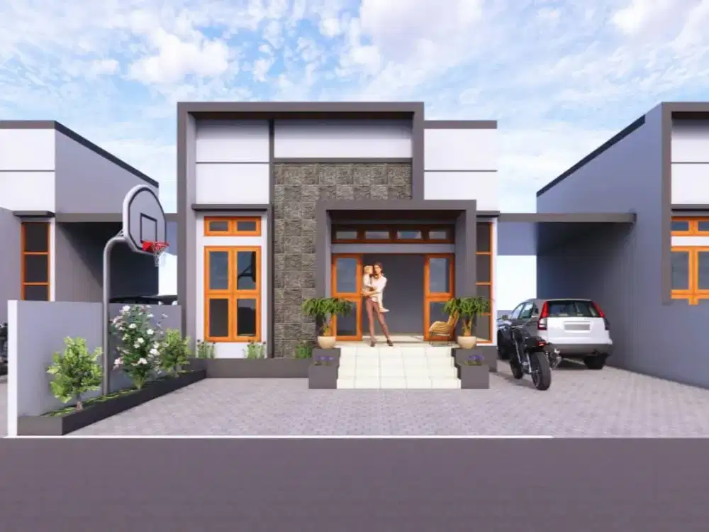 RUMAH MODERN  LUAS  SIAP HUNI Mulai 450 Juta