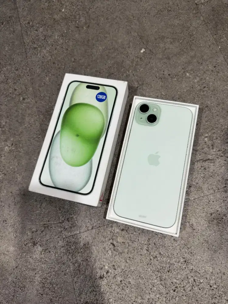Iphone 15 Plus Green 128GB second ibox bisa cicilan bergaransi