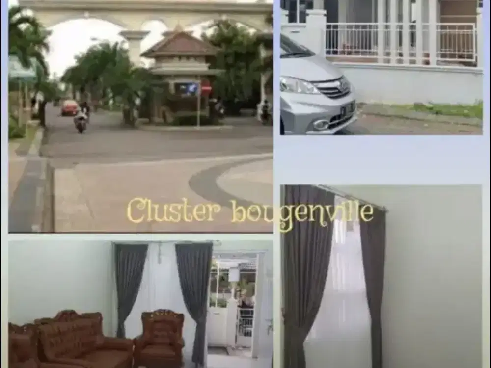 Rumah di cluster pengembang besar, one gate system dan sangat tenang, aman, strategis dan tidak banjir