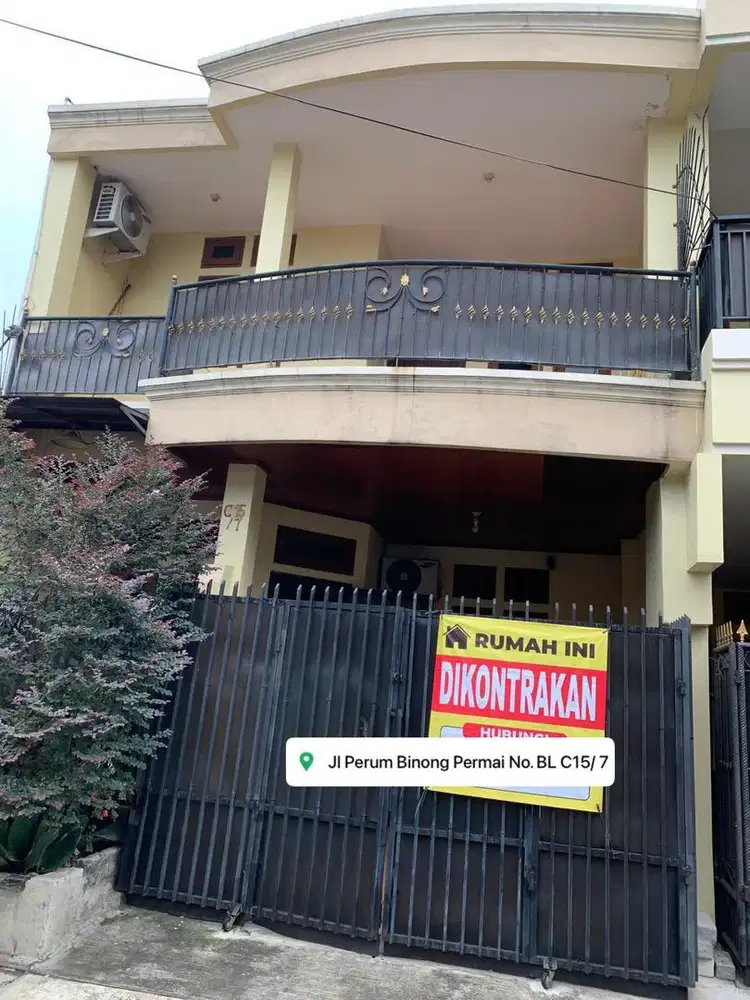 Disewakan Rumah 2 Lantai di Binong Permai, Tangerang