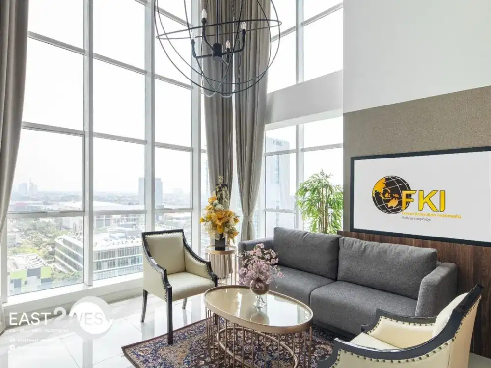 Dijual Apartemen Soho Roseville BSD City Tangerang Selatan Lokasi Strategis Siap Huni Fully Furnished