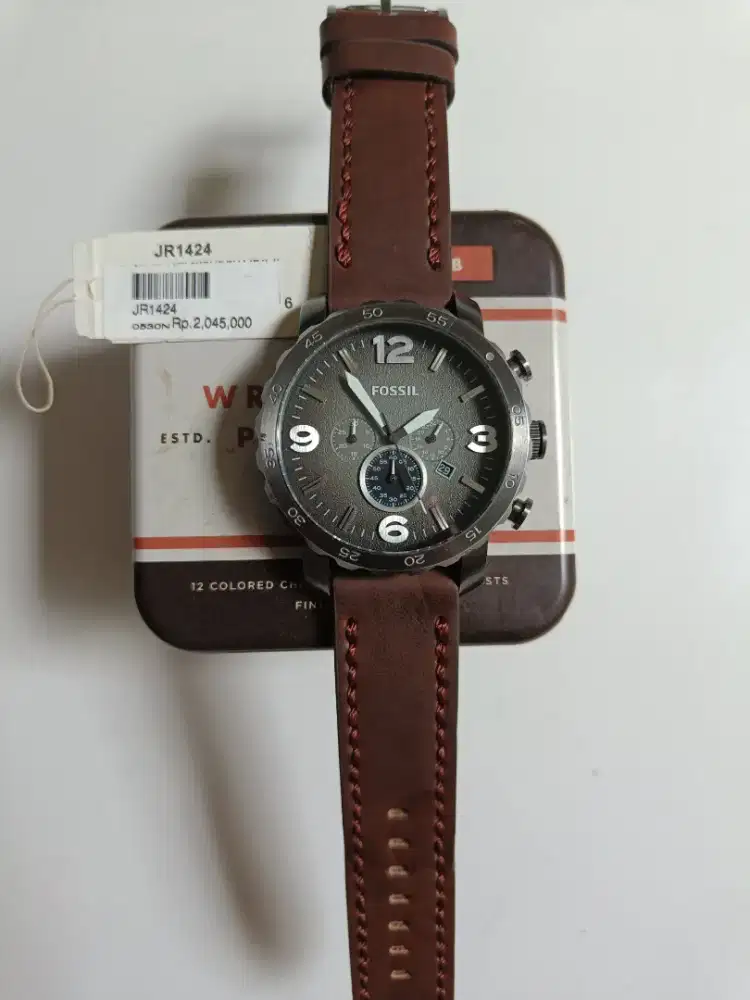 Fossil pria Chrono JR1424 original bekas sangat bagus normal semua