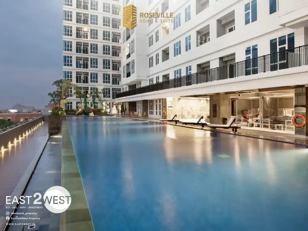 Dijual Cepat BU Apartemen Roseville BSD City Tangerang Selatan Murah Lokasi Sangat Strategis